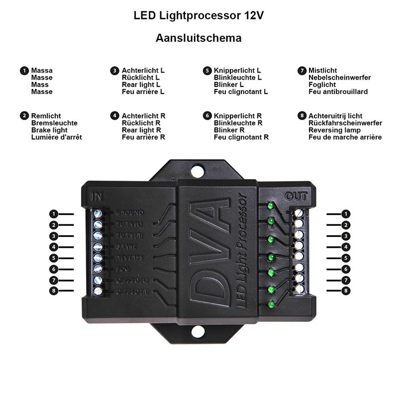 LED Lichtprozessor Lastwiderstand 12 V