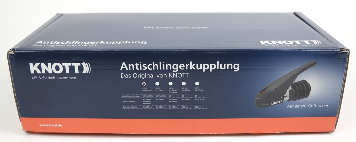 Knott Antischlingerkupplung KS30 Wohnwagen Kupplung 3000kg  Schlingerkupplung Anhänger Trailer